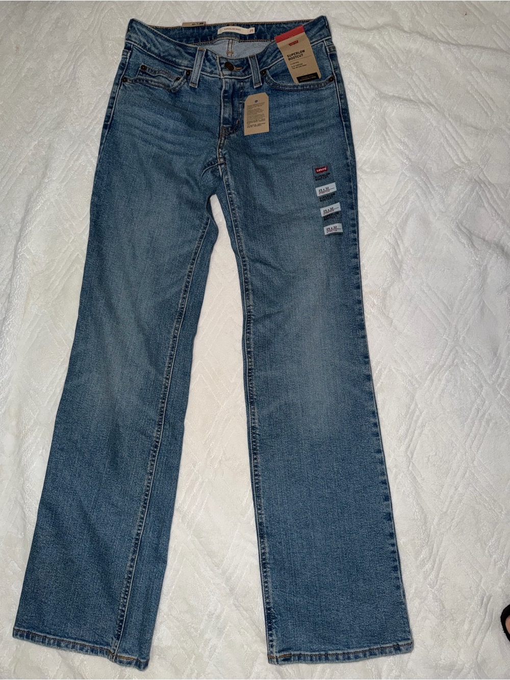 Levi's Medium Blue Straight Leg Jeans